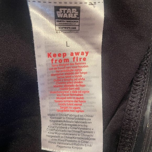 Star Wars Vintage Darth Vader Athletic Workout Shirt Sondico Mens Large - Picture 12 of 14